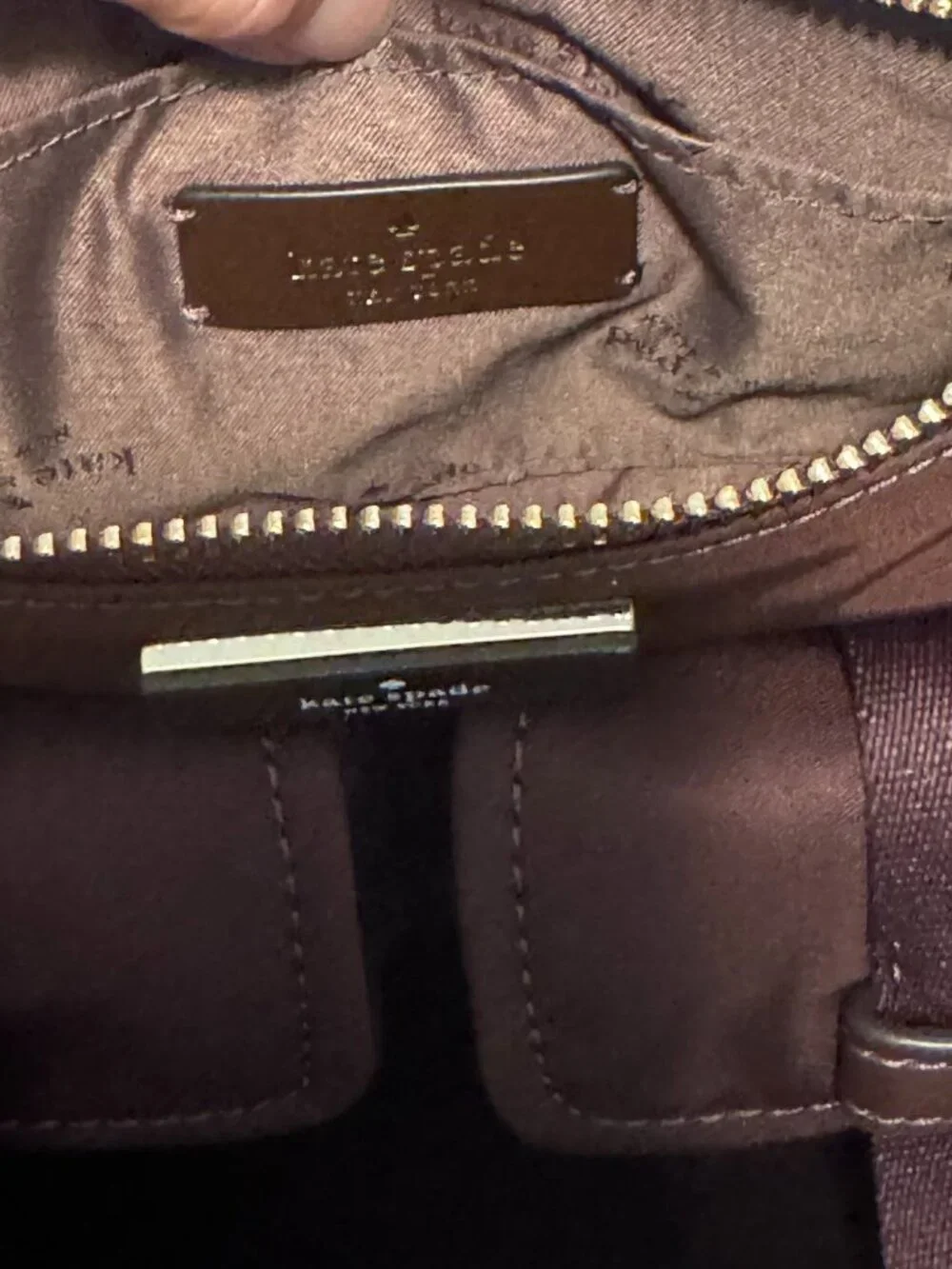 NWT Kate Spade Carter Cargo Nylon Messenger Crossbody Many Pockets in Hot Fudge